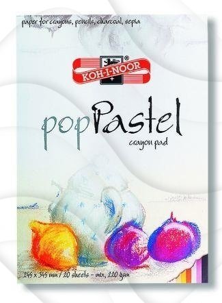 Blok do Pasteli popPastel 245x345mm 20k Czarny /Koh-I-Noor