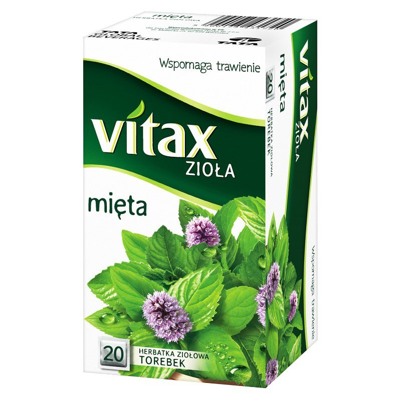 Herbata Vitax Mięta 20 Torebek