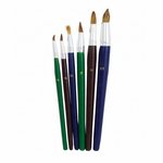 Pędzle Akwarelowe 252 A - 6szt. od 1-11 Okrągłe M /Grand