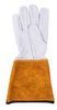 Rękawice spawalnicze DONAU SAFETY DS-KEV WELTIG kevlar skóra kozia rozm. 9/L biało-złote