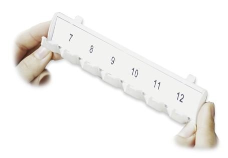 Dodatkowe Listwa Do Tablicy Na Klucze 2szt. Szare /Durable 195810