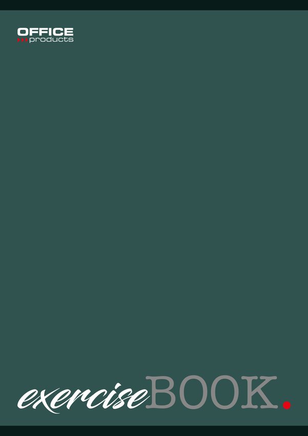 Zeszyt szkolny OFFICE PRODUCTS A4 w kratkę 96 kart., 60gsm mix kolorów