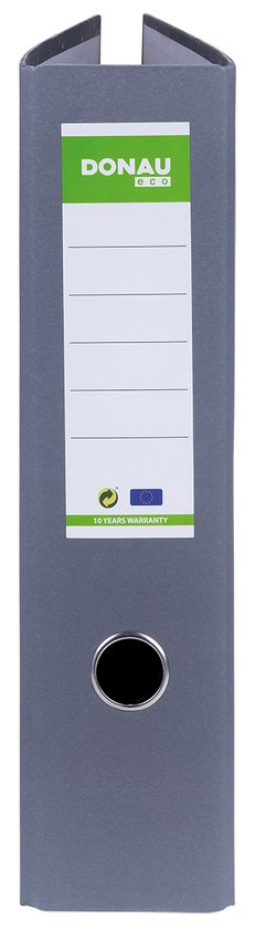 Segregator DONAU ECO A4/80mm grzbiet szary