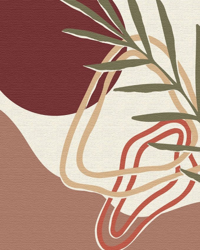 Malowanie po numerach BRUSHME 40x50 cm tryptyk pastelowy art 1 1 szt., w pudełku