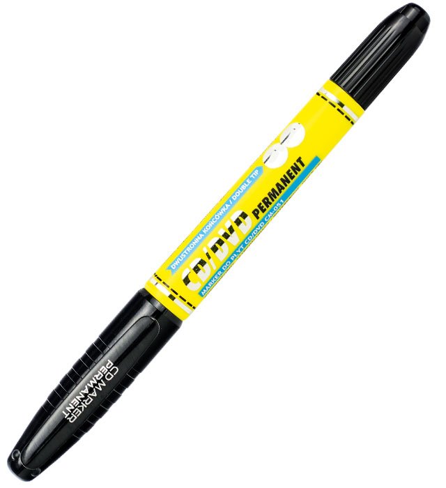 Marker CD dwustronny CM-051 CZARNY