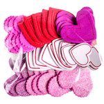 Naklejki z Pianki Serca 50szt. /DpCraft