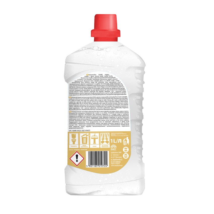 Uniwersalny płyn myjący PUCEK o zapachu egzotycznych owoców 950 ml