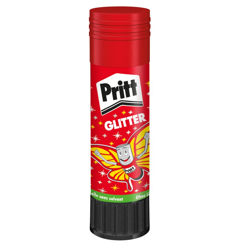 Klej w sztyfcie PRITT z brokatem 20g mix kolorów