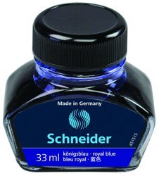 Atrament Do Piór Schneider Szklany Kałamarz 33Ml Niebieski