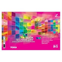 Blok Techniczny A3 15k Premium Kolor Kreska