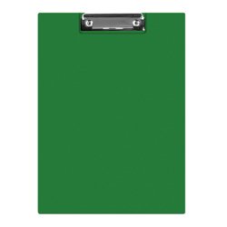 Clipboard A4 PVC Zamykany Zielony /Q-Connect