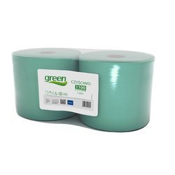Czyściwo Green C250/1 (Makulatura) 1-warstwowe [9041] Zielone (2szt.)