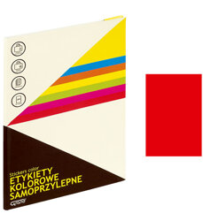 Etykieta samoprzylepna GRAND &#8211 061 A4 czerwona