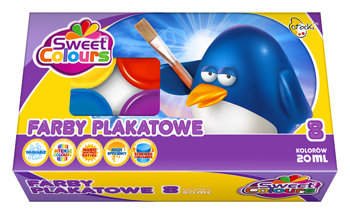 Farby Plakatowe 8 kol. 20ml Sweet Colours / Otocki