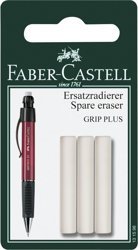Gumka Zapasowa Do Ołówka  Grip Plus 3 szt. Blister Faber-Castell
