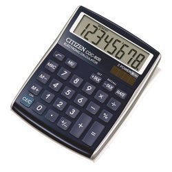 Kalkulator Biurowy Citizen Cdc-80 Blwb 8-Cyfrowy 135X105mm Niebieski