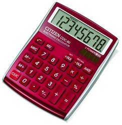 Kalkulator Citizen CDC-80 Czerwony