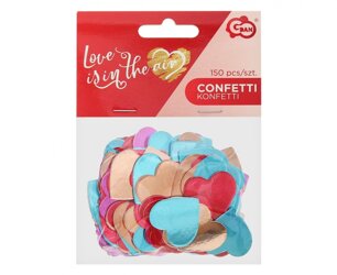 Konfetti papierowe Love is in the air 150szt. Mix  /GoDan