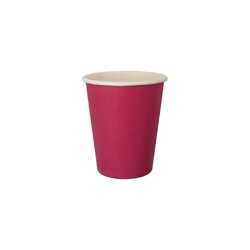 Kubeczki pap. jednokolorowe Magenta, 270ml/6 szt.  /GoDan