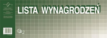 Lista Wynagrodzeń 1/2 A3 Offset P3 /MiP