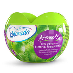 Odświeżacz Powietrza Żel Aromella Limonka i Bergamotka/ Kolorado