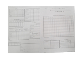 Organizacja Gimnazjum (MEN-VI/2-G/b) /W-X