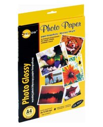 Papier Foto A4 180g A'20 Połysk (4G180) /Yellow One