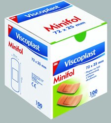 Plastry Viscoplast Minifol 72X25Cm 100Szt.