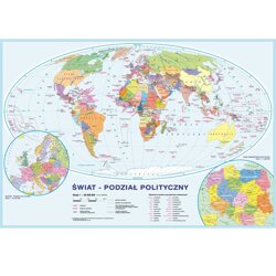 Podkładka Mapa Świata Kreska