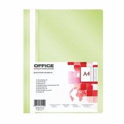 Skoroszyt A4 PP A'25 Jasnozielony /Office Products