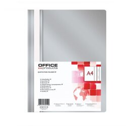 Skoroszyt A4 PP A'25 Szary /Office Products