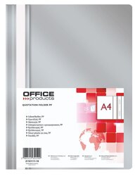 Skoroszyt PP A4 Miękki 100/170 mikr. Szary A'25  /Office Products