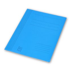 Skoroszyt Papierowy Bez Fałdy Niebieski /Bigo