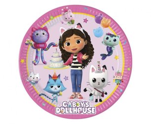 Talerzyki papierowe Gabby's Dollhouse 23cm 8szt. /GoDan