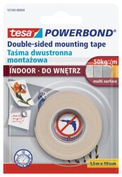 Taśma Tesa Powerbond Indoor Transparent1,5X19Mm