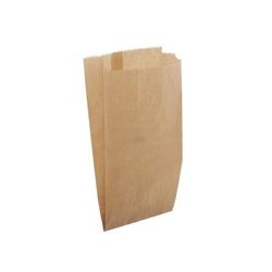 Torebka Papierowa z Fałdą Brąz 370x150x65mm A'1000