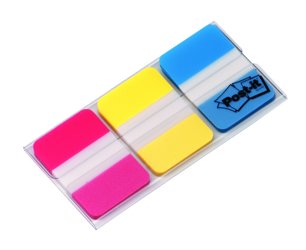 Zakładki Indeksujące Post-It Do Archiwizacji (686-Ryb) Pp Silne 38X25Mm 3X22 Kart. Mix Kolorów