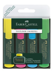 Zakreślacz 48 4 Kol. w Etui Plastikowym Faber-Castell