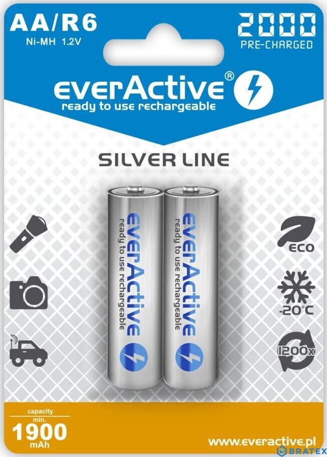 Akumulator EverActive LR-6 AA 1900mAh 2szt.