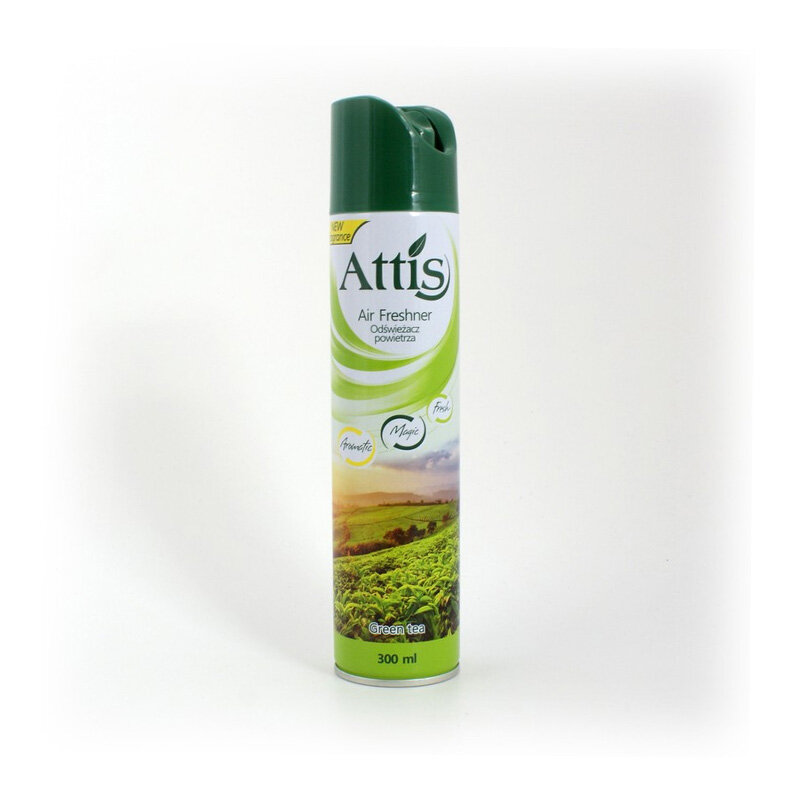 Attis Odświeżacz Powietrza Spray 300ml Green Tea