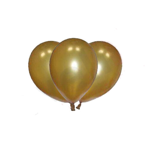 Balony Metalik 12 A'100 Złote /Kw