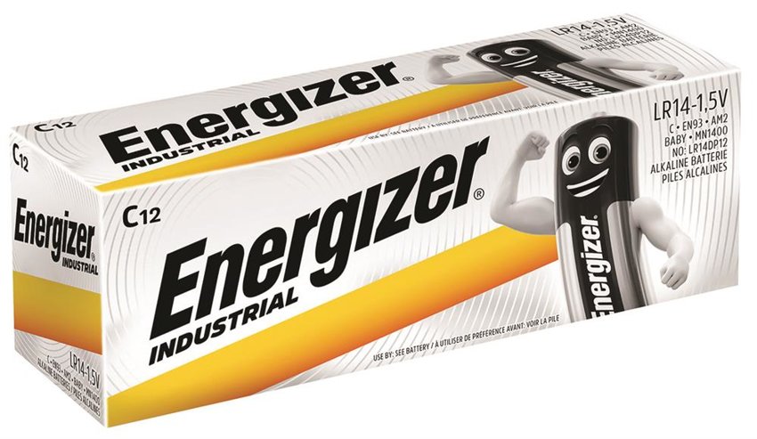 Bateria ENERGIZER Industrial, C, LR14, 1,5V, 12szt.