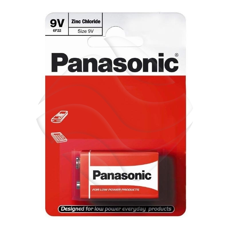 Bateria Panasonic 6F22 9V Zinc Blister 1szt.