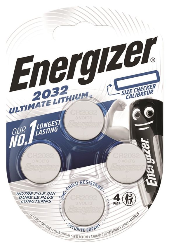 Bateria specjalistyczna ENERGIZER Ultimate Lithium Coins, CR2032, 3V, 4szt.