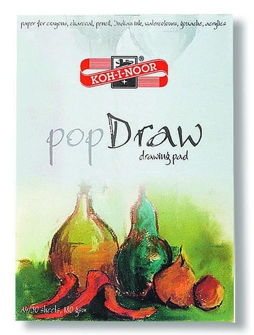 Blok Rysunkowy A4 popDraw 180g 30k 9920/5 /Koh-I-Noor