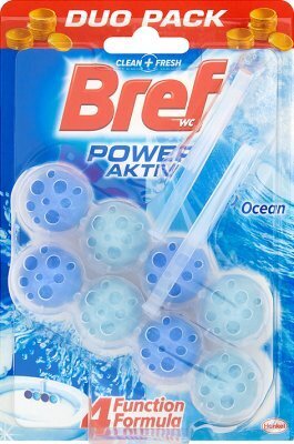 Bref WC Power Aktiv Koszyk 4Kulki DuoPack 2szt. Ocean