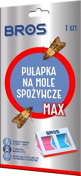 Bros Pułapka na Mole Spożywcze MAX zwalcza mole w kuchni 1 szt.