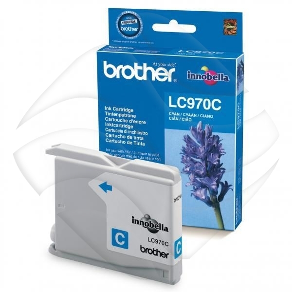 Brother LC970C DCP-135C/150C/153C/157C/MFC-235C/260C Cyan (Oryg.)