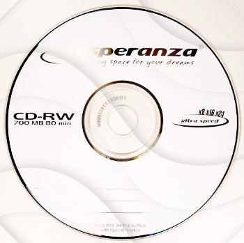 Cd-Rw Esperanza 700Mb/80Min Slim