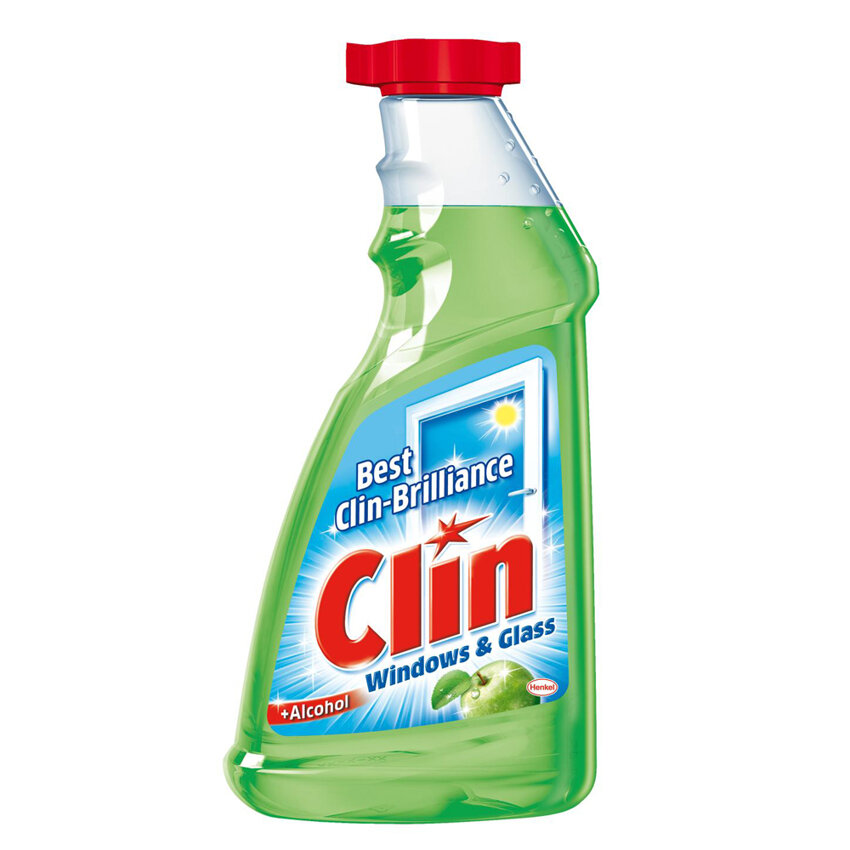 Clin Płyn do Mycia Szyb Zapas 500ml Apple